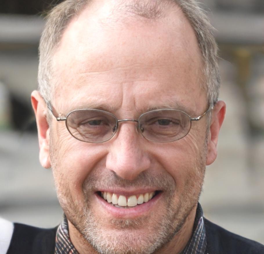 Geschäftsmann bei Analyse von Unternehmensdaten